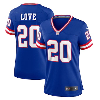 womens nike julian love royal new york giants classic playe